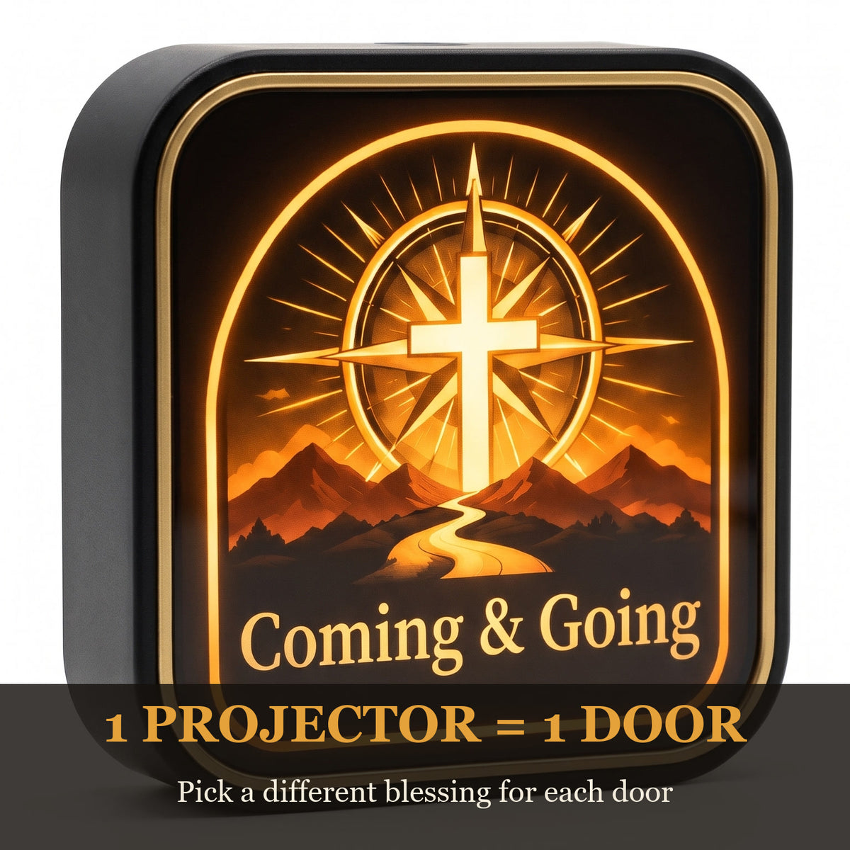 Coming & Going Car Door Projector – Bible Verse Puddle Light